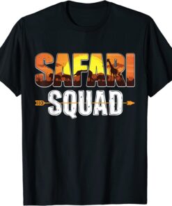 African Family Vacation Summer Vacay Trip Safari Squad Tee Shirt