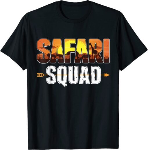 African Family Vacation Summer Vacay Trip Safari Squad Tee Shirt