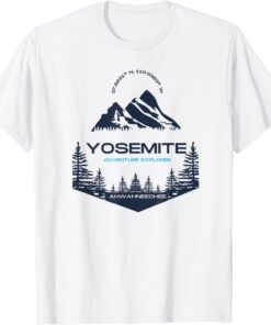 Amazing Yosemite Adventure Explorer hiking, camping,Vacation Tee Shirt