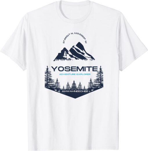 Amazing Yosemite Adventure Explorer hiking, camping,Vacation Tee Shirt