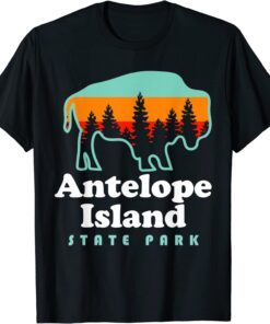 Antelope Island State Park Bison Great Salt Lake Utah Tee Shirt