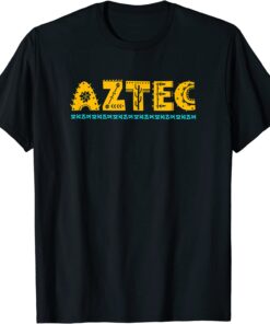Aztec Mexican Pride Symbols Tee Shirt