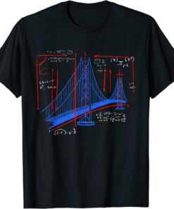 BRIDGE DESIGN DRAWING SAN FRANCISCO GOLDEN GATE T-Shirt