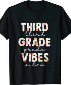 Back To School Third Grade Vibes First Day Teacher Student T-ShirtBack To School Third Grade Vibes First Day Teacher Student T-Shirt