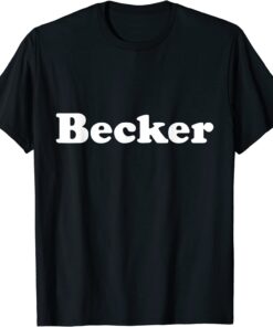 Becker Vintage Retro Groovy College Tee Shirt