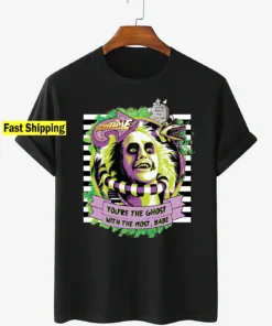 Beetlejuice Ghost with the Most Halloween Tee Shirt