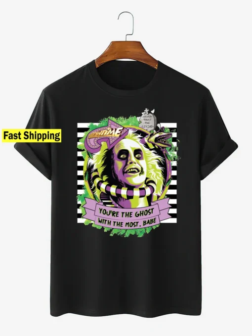 Beetlejuice Ghost with the Most Halloween Tee Shirt