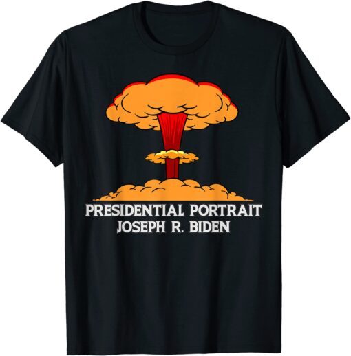 Biden Boom, Presidential Portrait of Joe Biden Tee Shirt