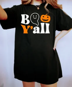 Boo Y'all Halloween T-Shirt