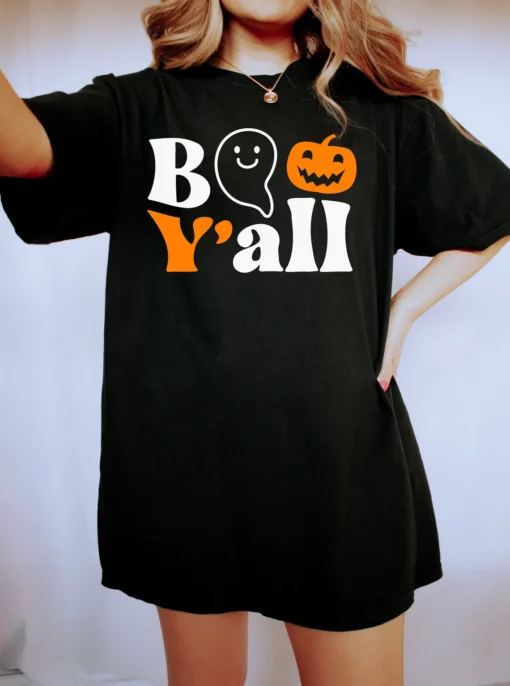 Boo Y'all Halloween T-Shirt