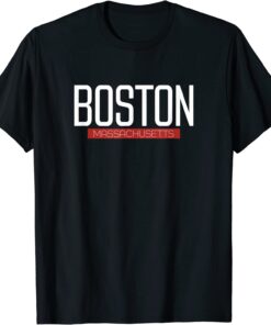 Boston Massachusetts Souvenir Vintage Massachusetts Boston Tee Shirt