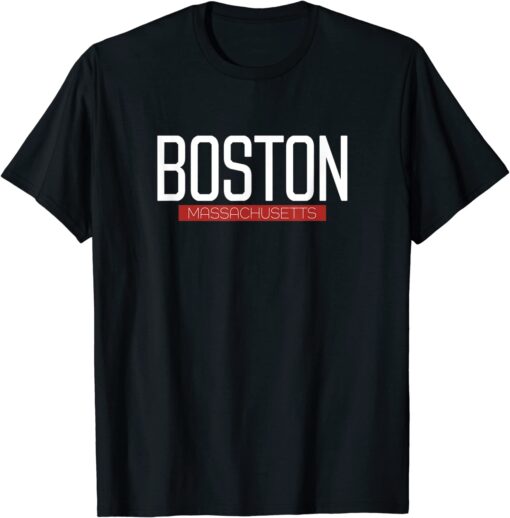 Boston Massachusetts Souvenir Vintage Massachusetts Boston Tee Shirt