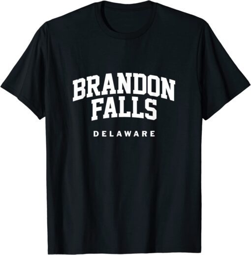 Brandon Falls Delaware Biden Bike Crash Tee Shirt