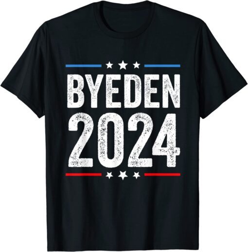 Bye Den 2024 Byeden Vintage Anti Joe Biden Vote Trump Tee Shirt