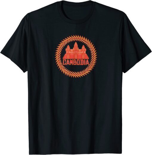 Cambodia Cambodian Angkor Wat Temple Tee Shirt