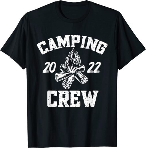 Camper Road Trip Family Matching Group Camping Crew 2022 T-Shirt