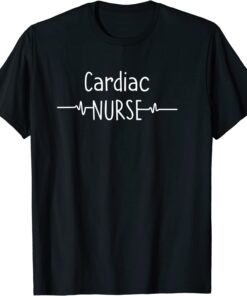 Cardiac Nurse Heartbeat Nursing Student Nurse Tee Shirt