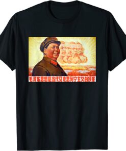 Chairman Mao Zedong and Other Communist Leaders - Propaganda T-Shirt