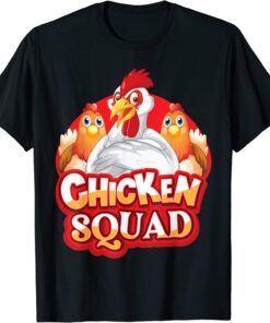 Chicken Squad Chicken Tee Shirt