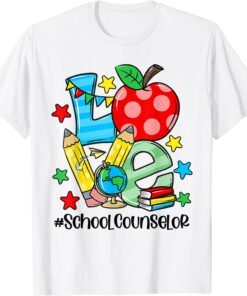 Counselor Counseling Student First Last 100 Day Of School Tee Shirt