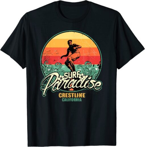 Crestline Surf Paradise Tee Shirt