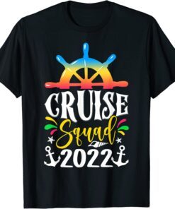 Cruise Squad 2022 Matching Family Group With Anchor Tee Shirt