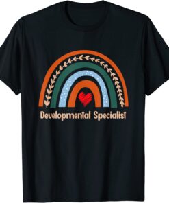 Developmental Specialist Boho Rainbow Back To School Tee Shirt