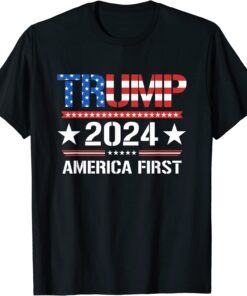 Donald Trump 2024 America First Americafirst Tee Shirt