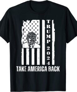 Donald Trump 2024 Take America Back Election Patriotic Tee Shirt