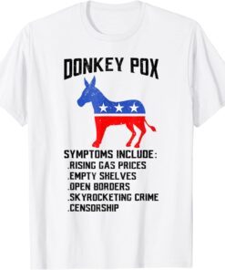 Donkey Pox Republican Anti Biden, Donkeypox The Disease Tee Shirt