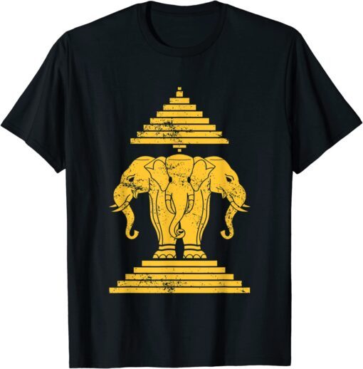 Erawan Three Headed Elephant Kingdom of Laos 2022 Shirt