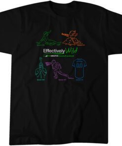 FanGraphs: Effectively Wild Podcast 10th Anniversary Tee Shirt