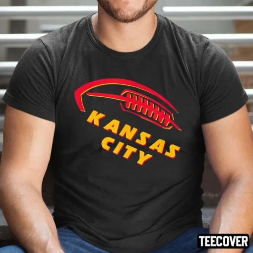 Game Day Kansas City Football Retro Bookbag Tailgating Tee Shirt