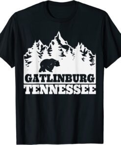 Gatlinburg Tennessee Great Smoky Mountains Souvenirs Bear T-Shirt