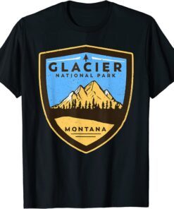 Glacier National Park Montana Hike Outdoors Tee Shirt
