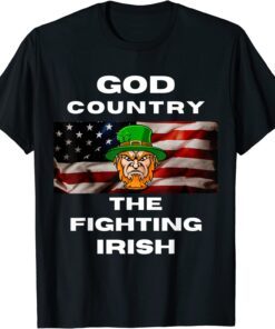 God Country The Fighting Irish Tee Shirt