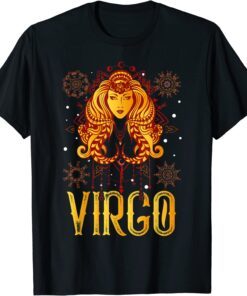 Goddess Zodiac Sign Symbol Horoscope Virgo Tee Shirt