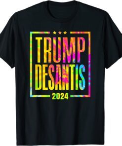 Gov Ron Desantis Donald Trump For President - 2024 America Tee Shirt