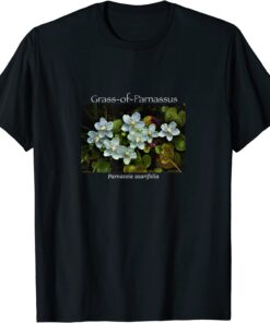 Grass-of-Grass-of-Parnassus Wildflower Tee ShirtParnassus Wildflower Tee Shirt
