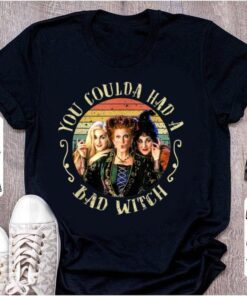 Halloween Hocus Pocus You Coulda Had A Bad Witch Vintage shirt