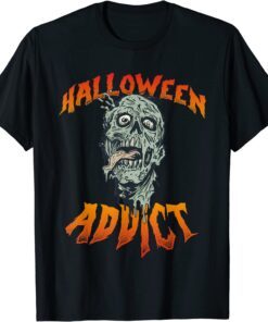 Halloween Horror Stories Scary Movies Addict Zombie T-ShirtHalloween Horror Stories Scary Movies Addict Zombie T-Shirt
