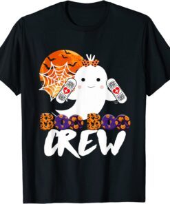 Halloween Nursing Boo Boo Crew Ghost Nurse Tee Shirt