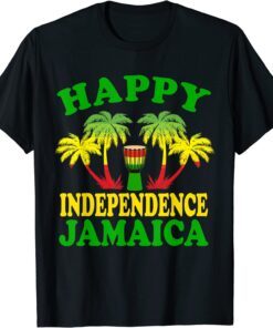 Happy Independence Jamaica 2022 Celebration Jamaican Reggae Tee Shirt