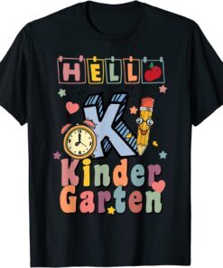 Hello Kindergarten Back To School Tee Shirt