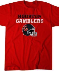 Houston Gamblers: Vintage Helmet Classic Shirt