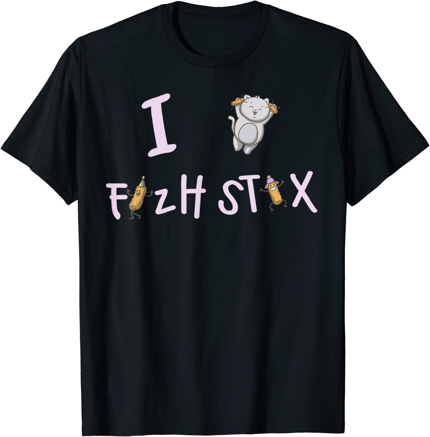 I Love Fizh Stix Tee Shirt I Love Fizh Stix Tee Shirt