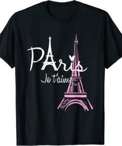 I Love Paris Eiffel Tower France T-Shirt