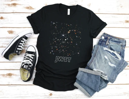 JWST Space James Webb Telescope Space Universe Photograph Tee Shirt