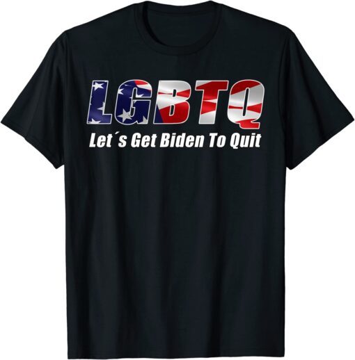 LGBTQ American Flag Pride Tee Shirt