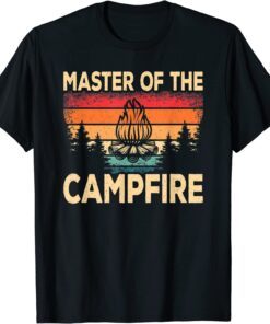 Master Of The Campfire Camper Outdoorlife Camping Tee Shirt